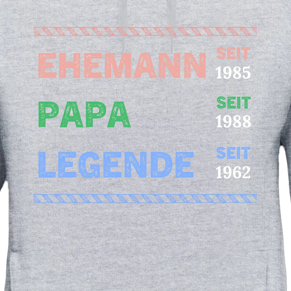 Legend Dad - Personalized Hoodie