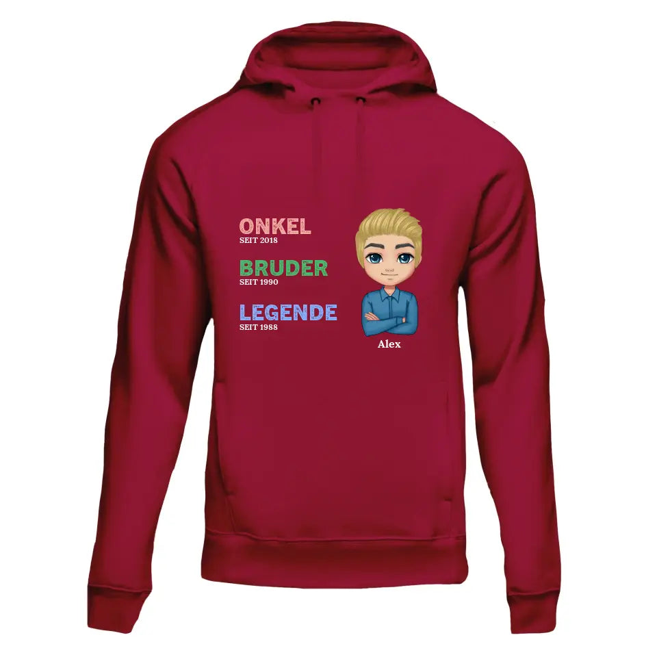 Uncle the Legend - Personalized Hoodie