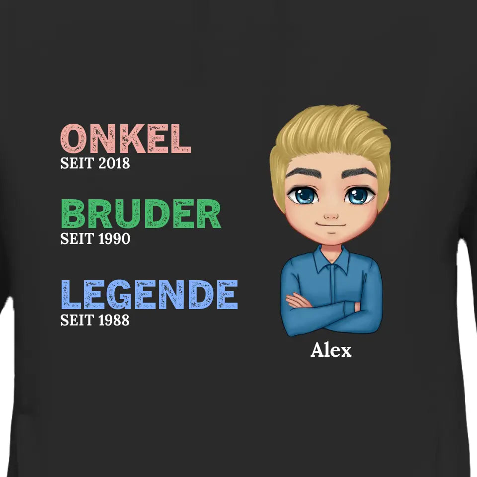Uncle the Legend - Personalized Hoodie
