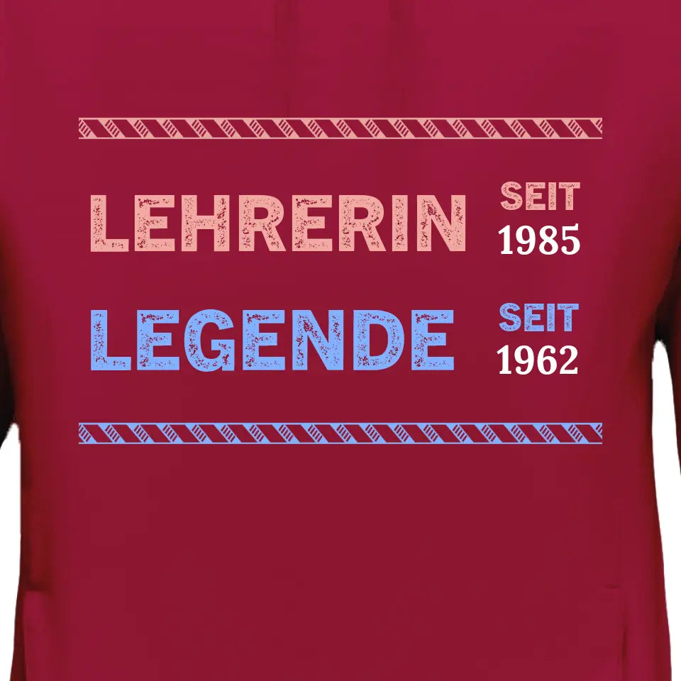 Legend Profession Woman -Personalized Hoodie