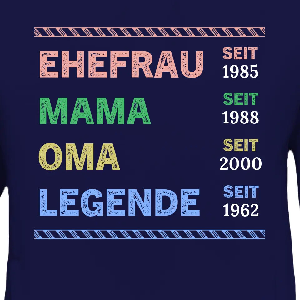 Legende Oma - Personalisierter Hoodie