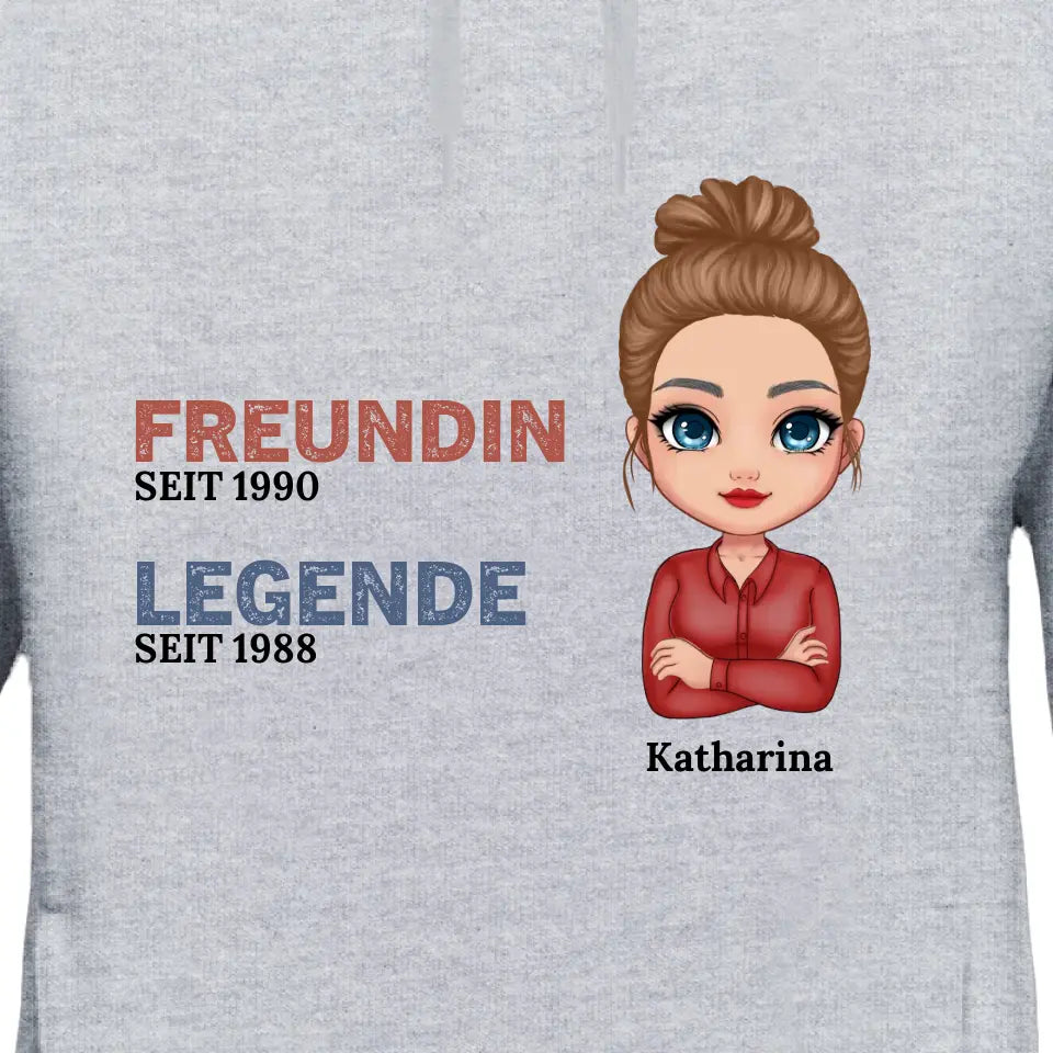 Girlfriend the Legend - Personalized Hoodie