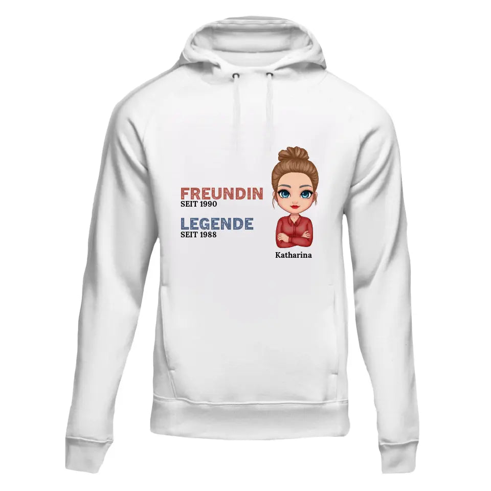 Girlfriend the Legend - Personalized Hoodie