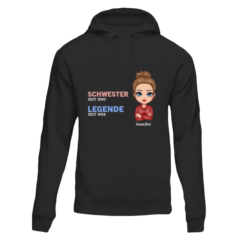 Sister the Legend - Personalized Hoodie