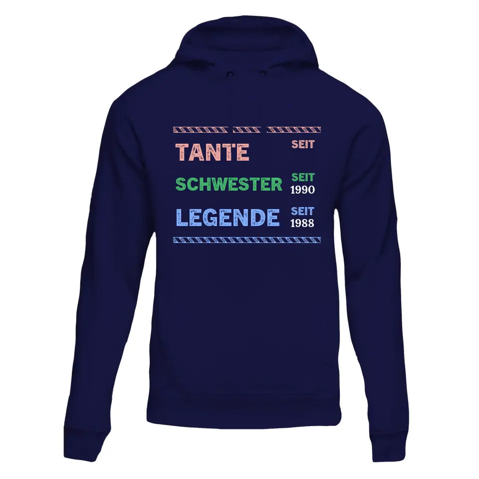 Legend Aunt - Personalized Hoodie