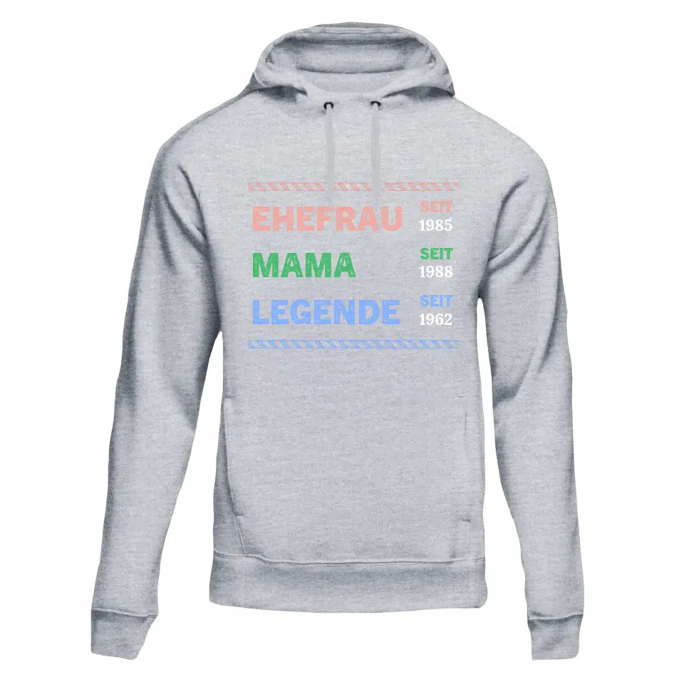 Legende Mama - Personalisierter Hoodie