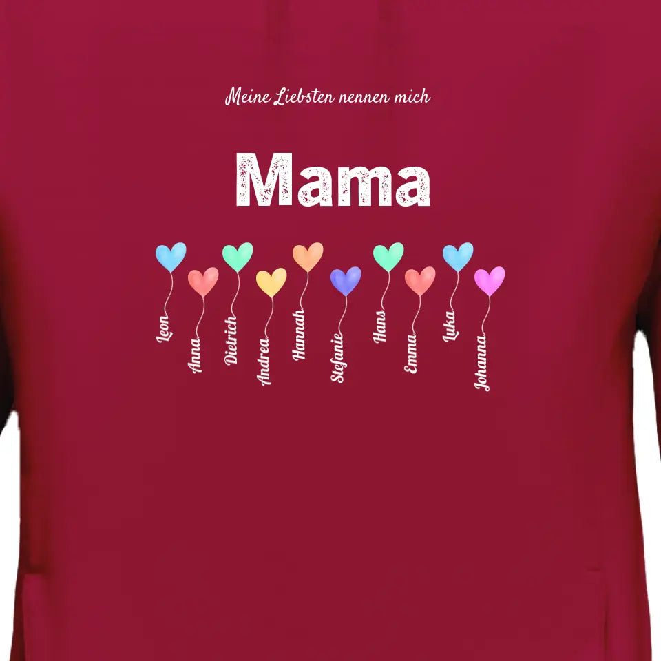 Balloon Hearts - Personalized Hoodie